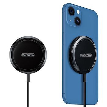 Duzzona W1 15W Vezeték Nélküli Töltő (MagSafe Kompatibilis) - Fekete
