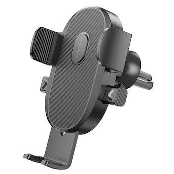 Borofone BH92 Grand One Button Szellőzőrácsra Rögzíthető Autós Telefontartó 4,5-7 Inches Telefonokhoz - Fekete