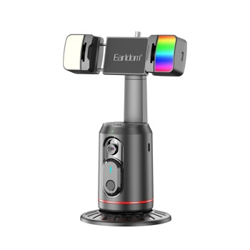Earldom ET-ZP32 Bluetooth Arckövető Funkciós Vakus Selfie Állvány Fekete