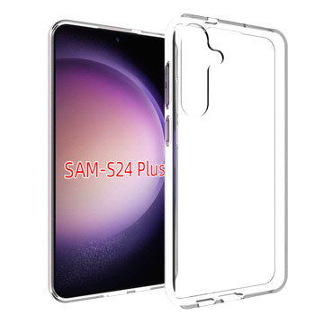 Átlátszó szilikon tok Galaxy S24 Plus