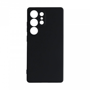 Fekete szilikon tok Galaxy S25 Ultra